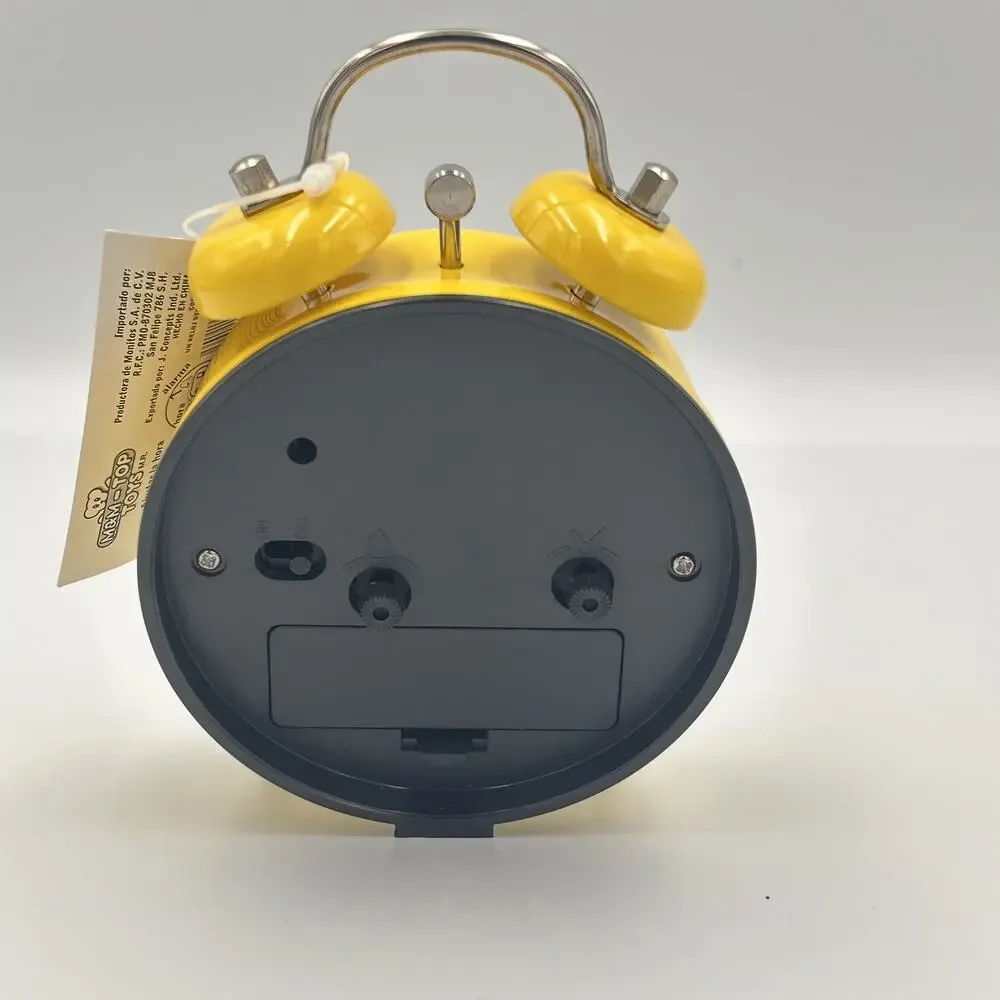 Vintage Looney Tunes Alarm Clock Tweety Collectible Twin Bell Yellow w/ Box‎ NOS